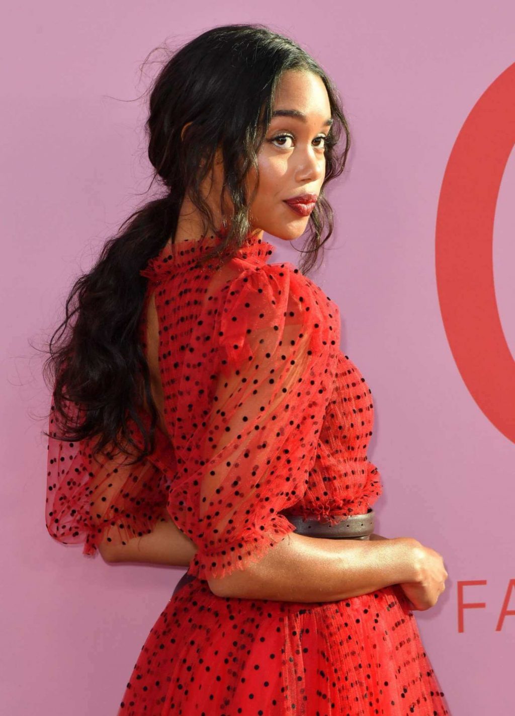 Laura Harrier Flirty Ponytail