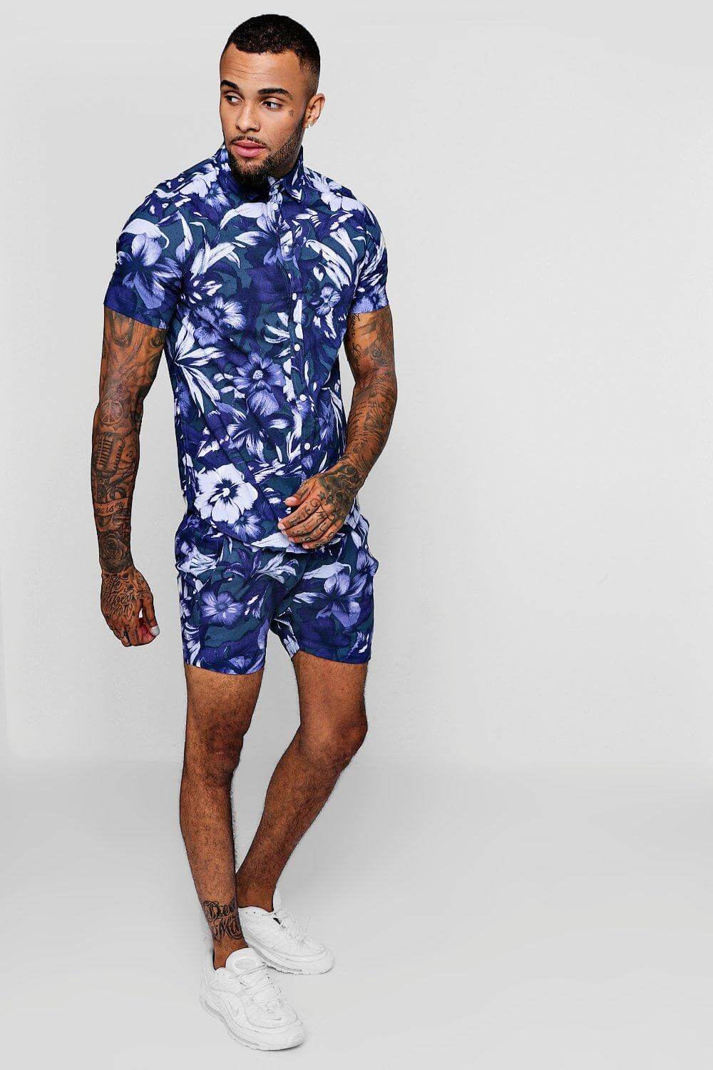 Men's Co-Ord Floral Shirts