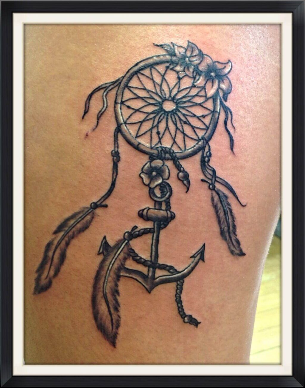 Dreamcatcher & Anchor Tattoo Meaning