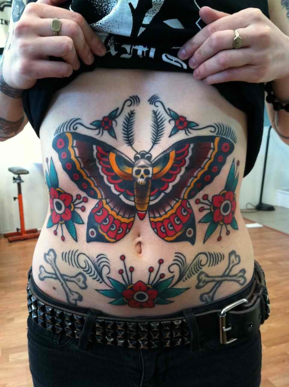 Tattoo Placement on Abdomen