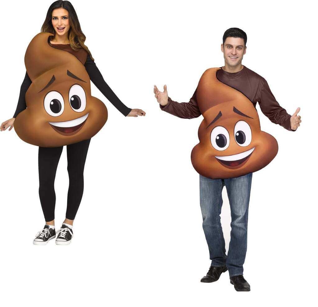 Poop Emoji Funny Halloween Costumes