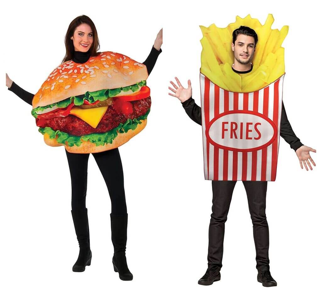 Burger and Fries Funny Halloween Costumes