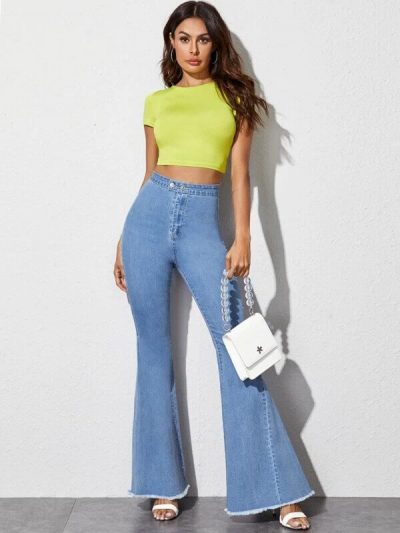 17 Ways To Style High Waisted Flare Jeans Fashionterest