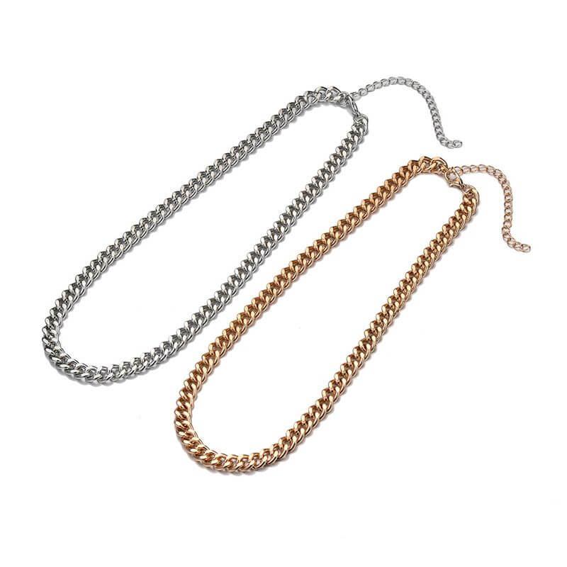 Short Metal Chain Necklace