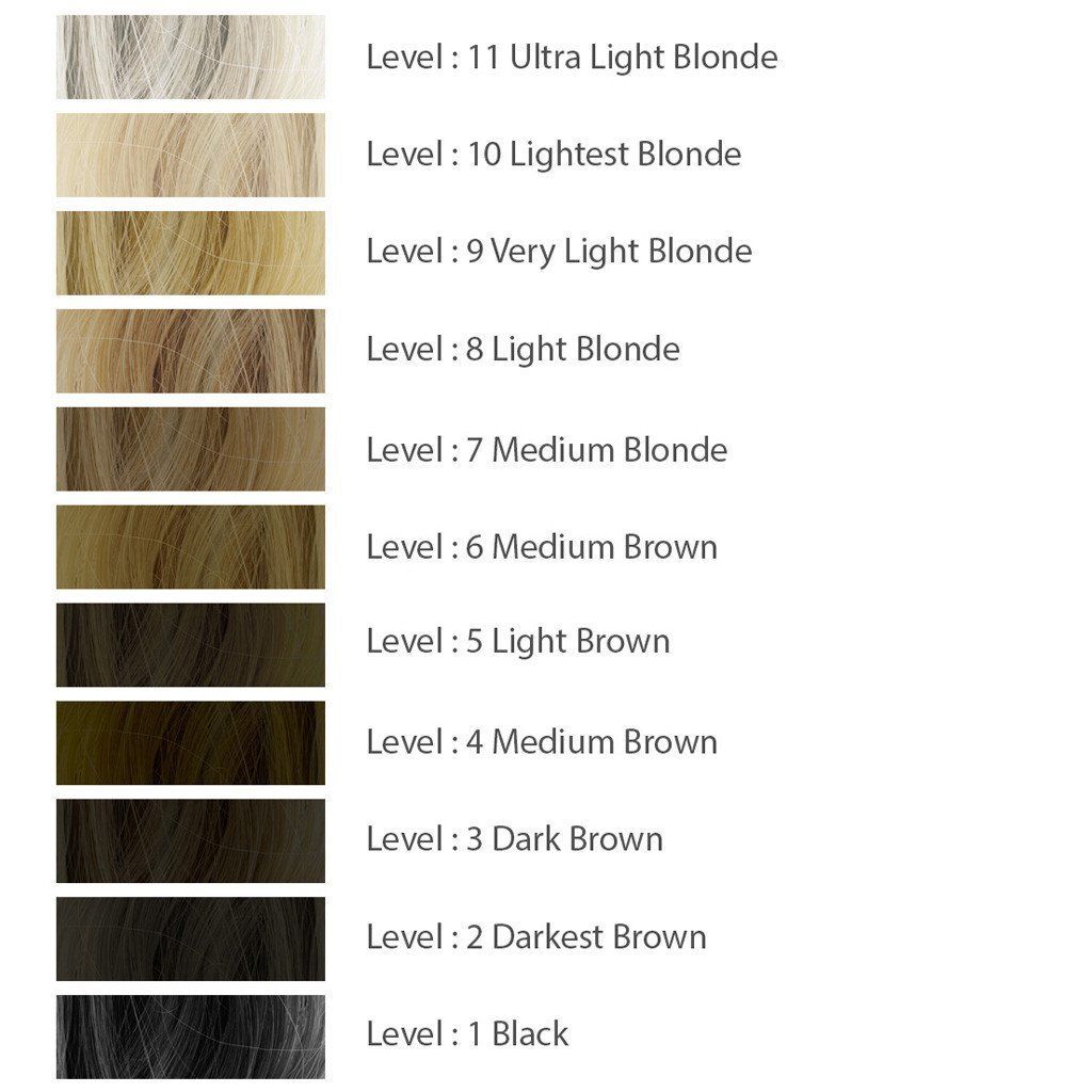 What Is the Hair Color Level System