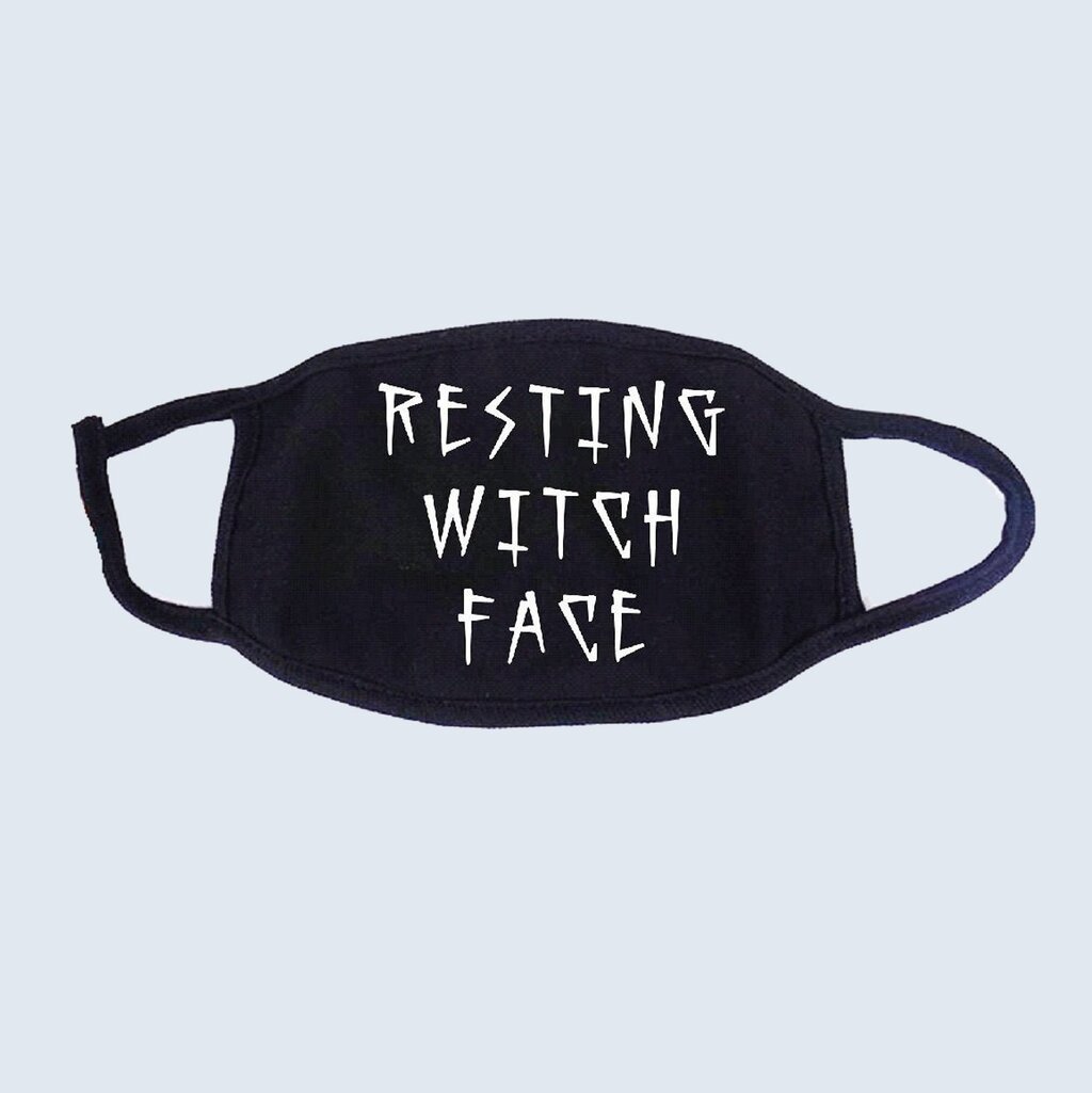 Resting Witch Face Mask