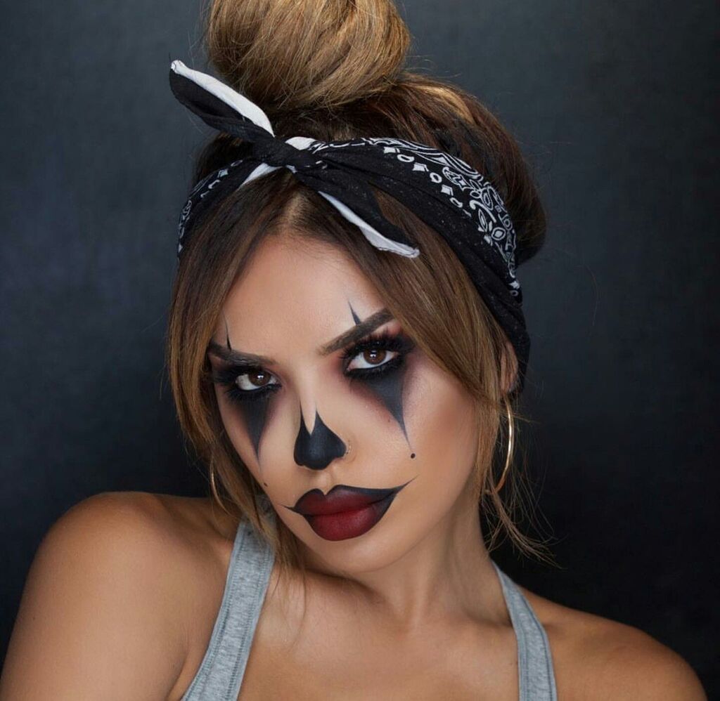 19+ Clown Makeup Ideas for Halloween Party | Fashionterest