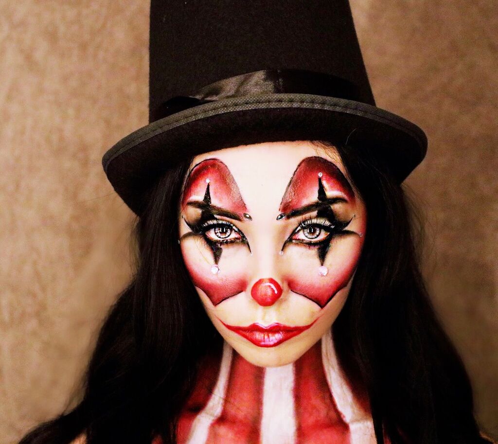 cute clown makeup 