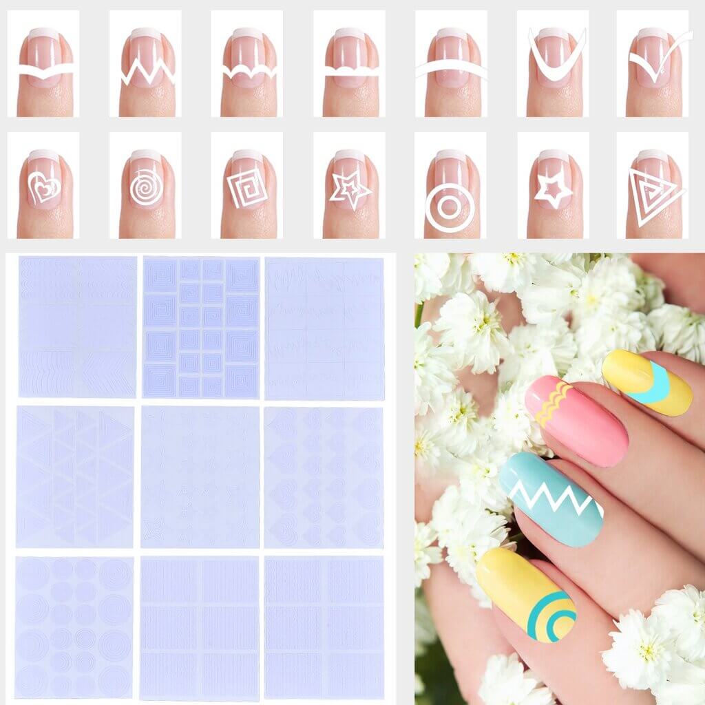 eBoot French Manicure Nail Art Stickers