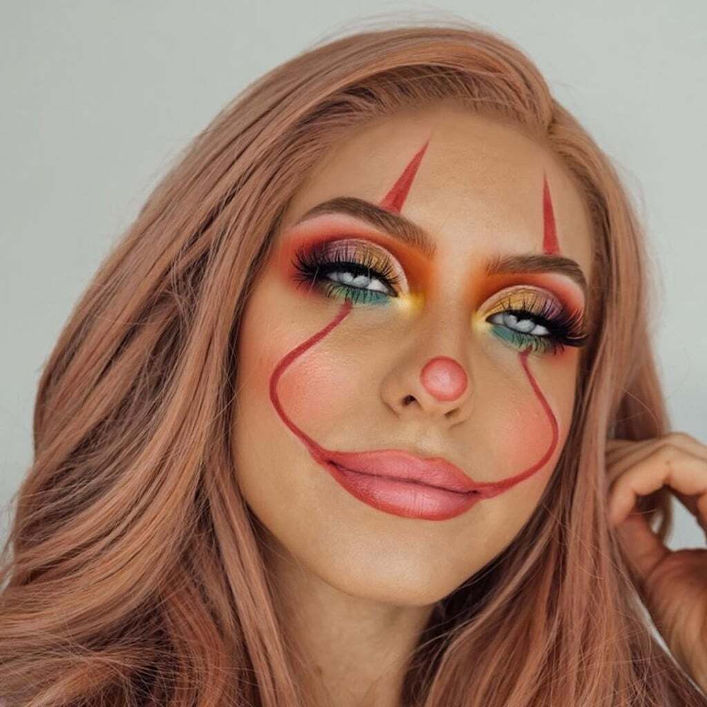 Pastel Clown Makeup.