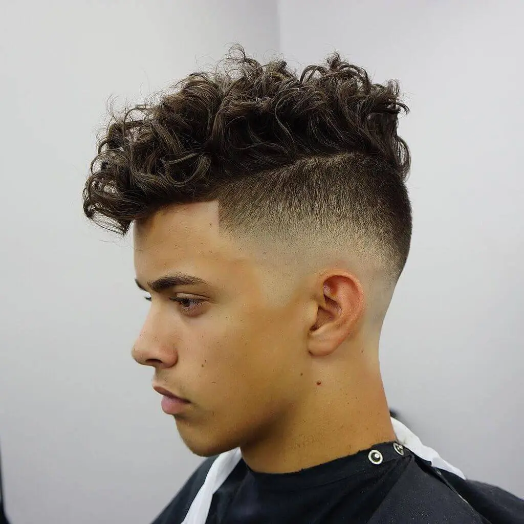 curly Punk Hairstyles for guys