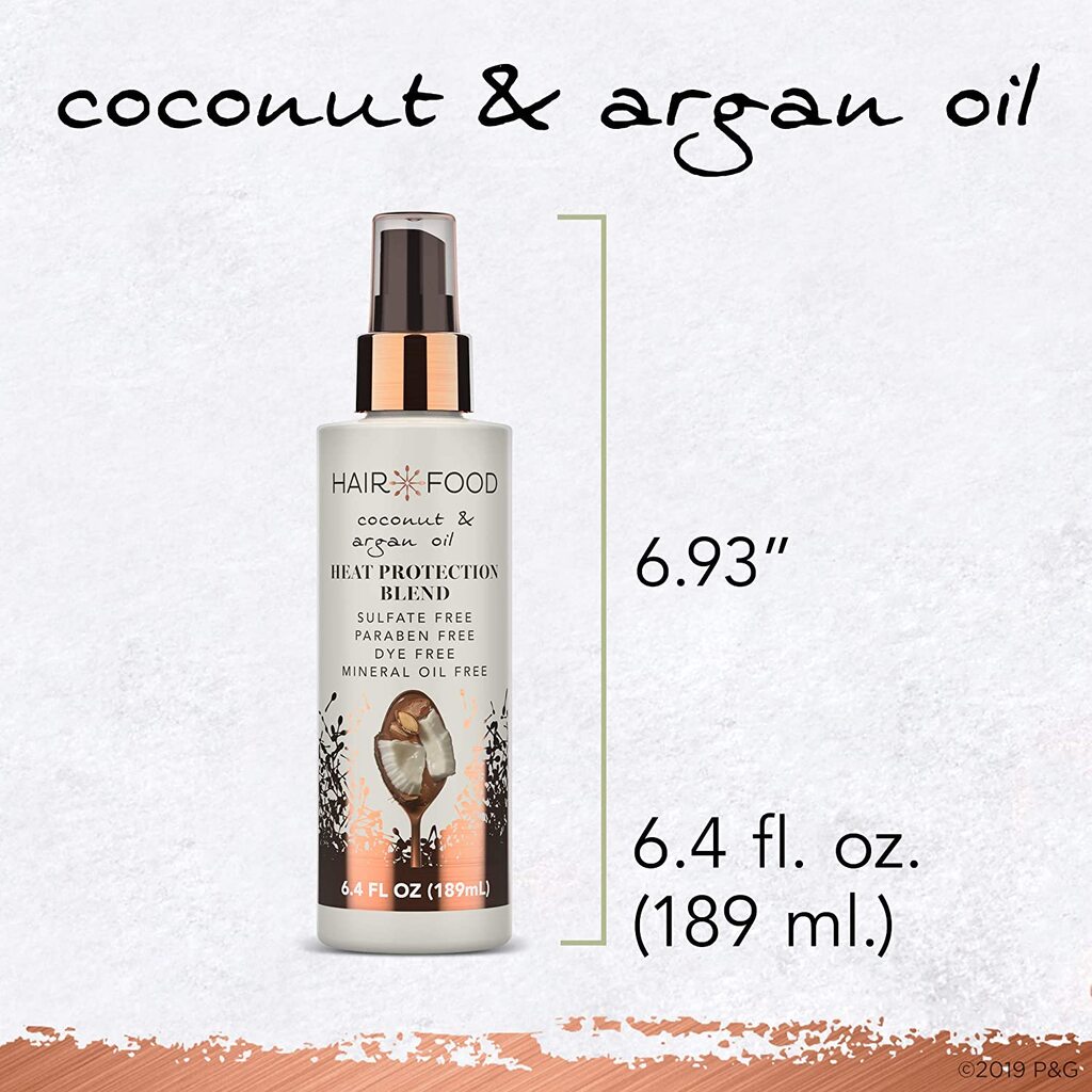 Hair Food Coconut & Argan Oil Heat Protectant Spray