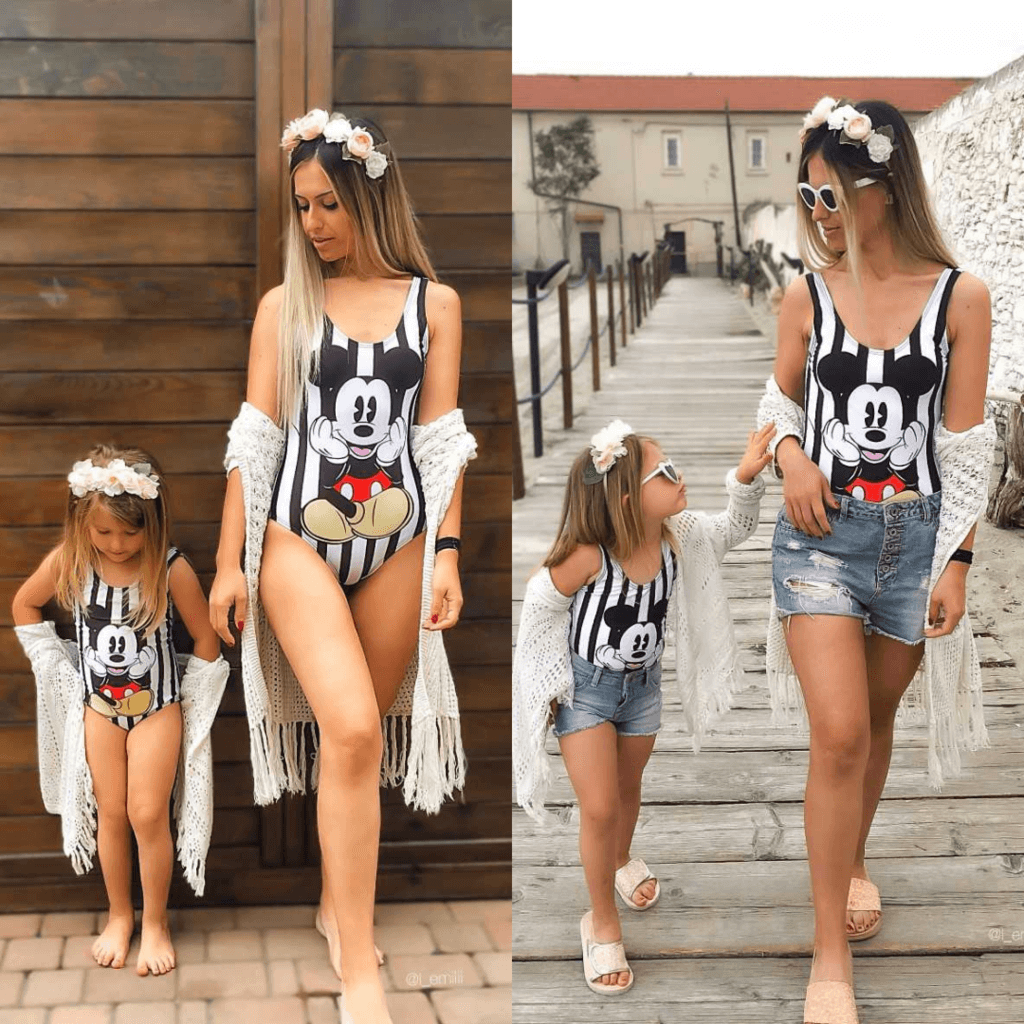 Mommy and Me Outfit Mickey Mouse Swimsuit