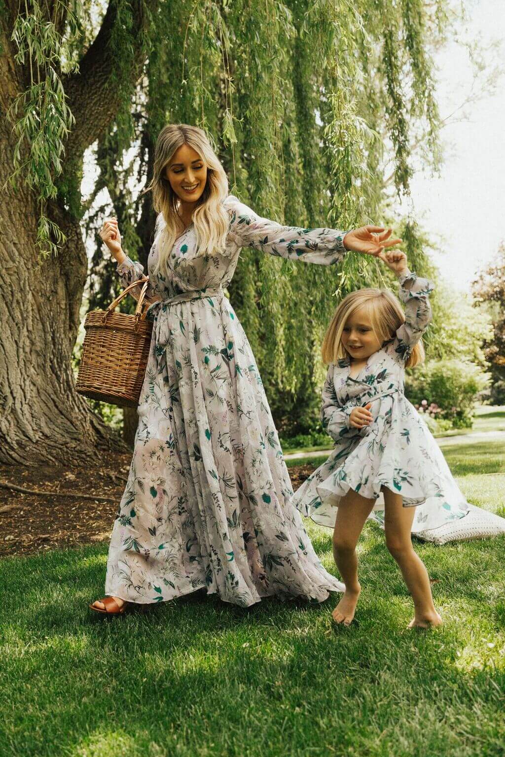 Matching Mommy and Me Outfits- Spring Maxi Dress