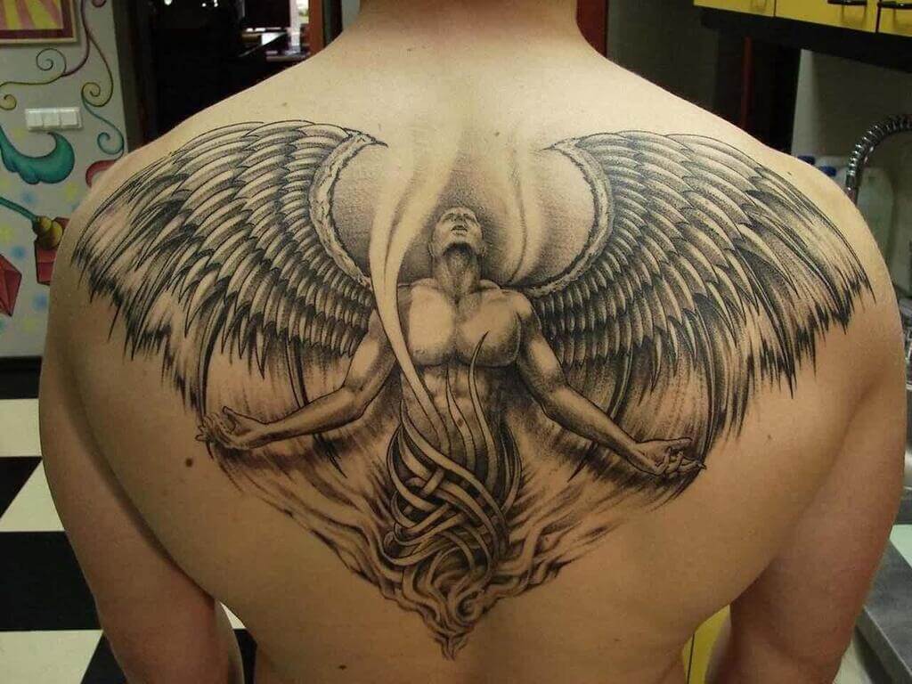 Angel Tattoo: sleeve tattoo ideas