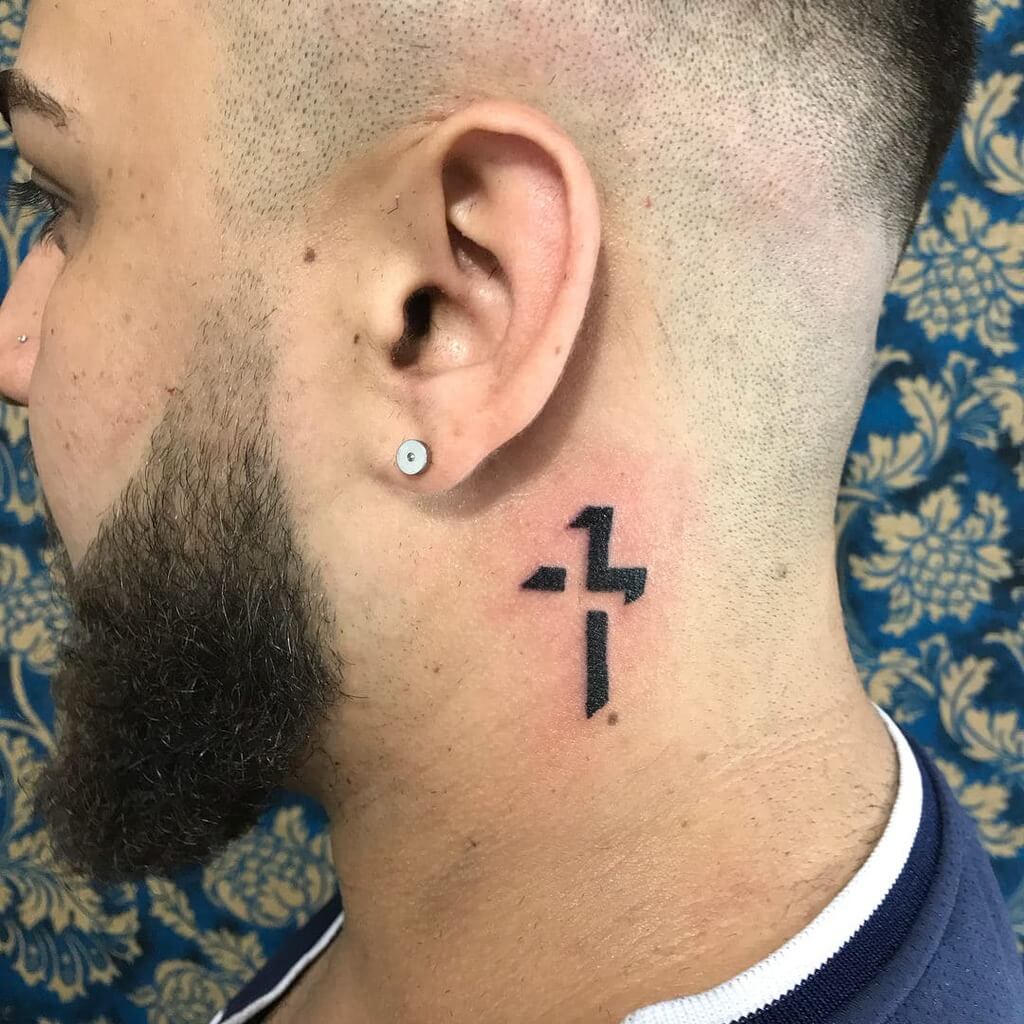 Divine Cross Tattoo: sleeve tattoo ideas