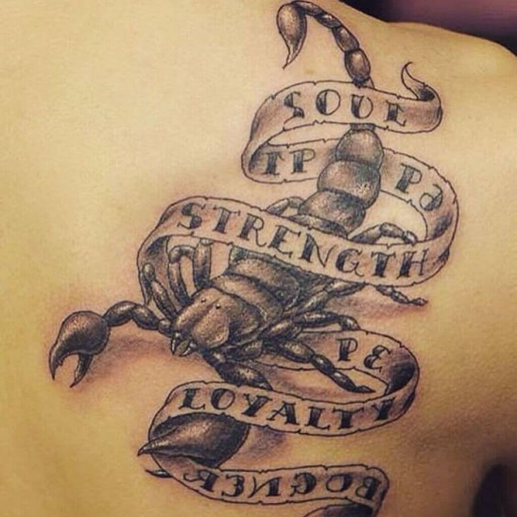 Scorpion Tattoo: american traditional tattoo 2021