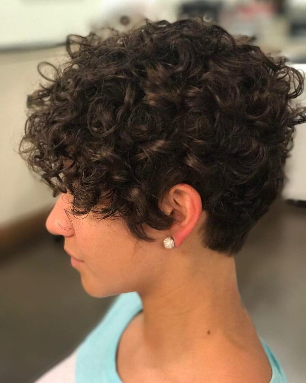 Pixie Perm hair Style 