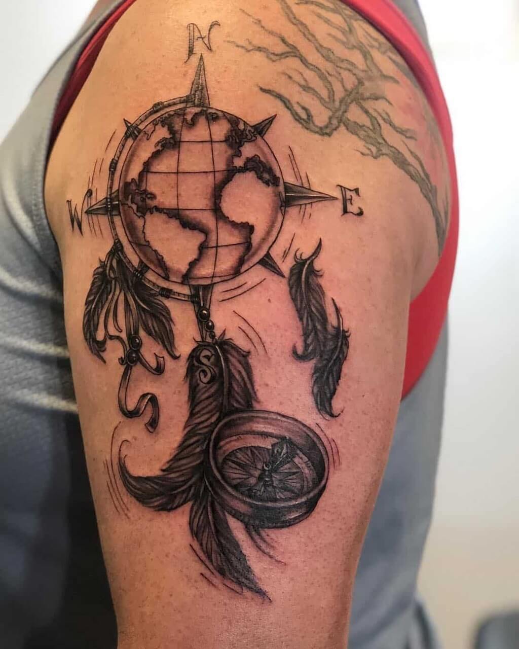 Dreamcatcher Tattoo: sleeve tattoo ideas