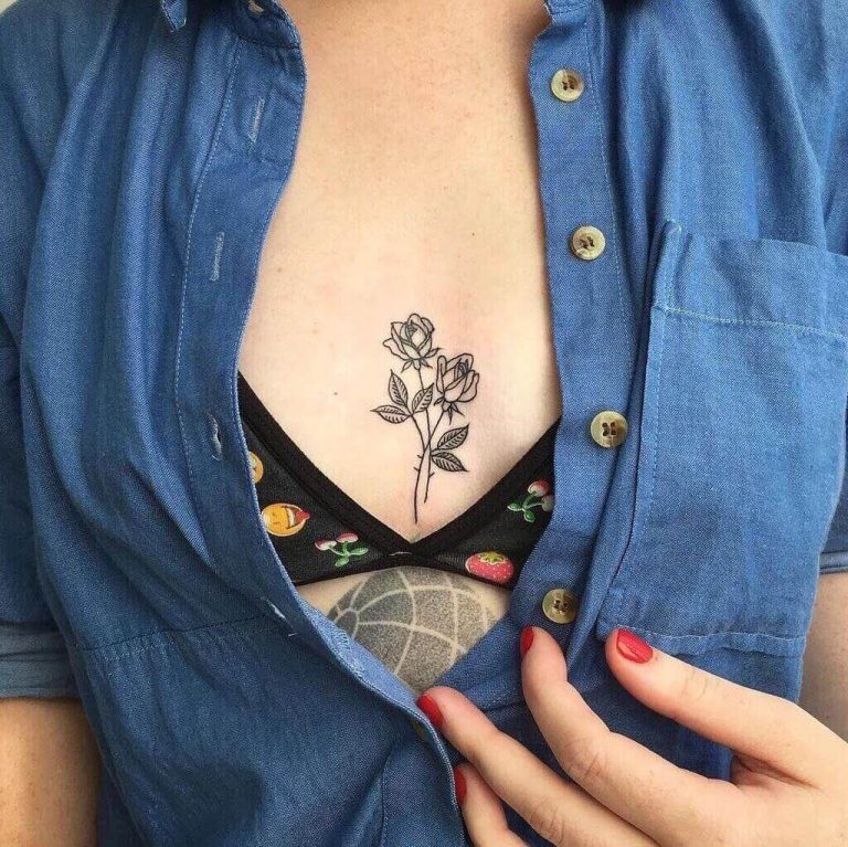 40+ Breast Tattoos for Women that Steal Your Heart in 2023