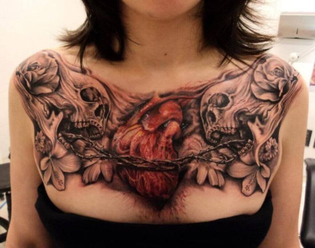 Breast Tattoo Designs ideas