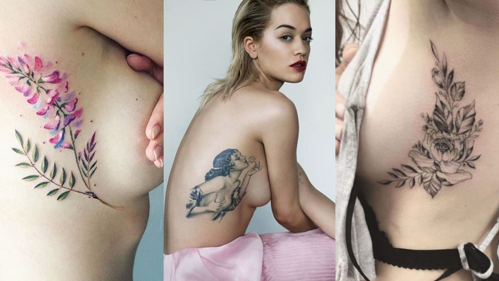 Tattoos On Women Breast