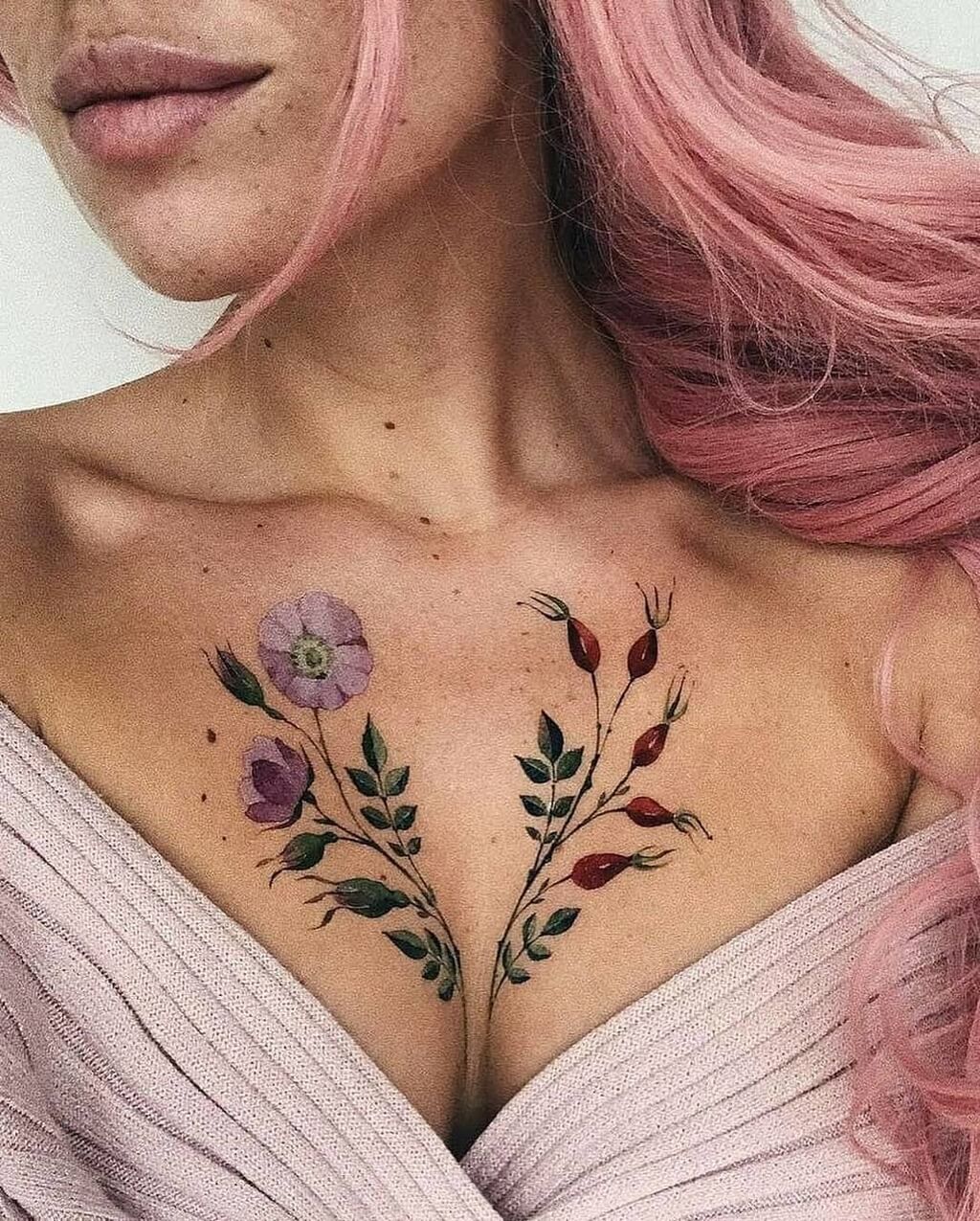 32 of the most beautiful breast tattoos for women   Онлайн блог о тату  IdeasTattoo