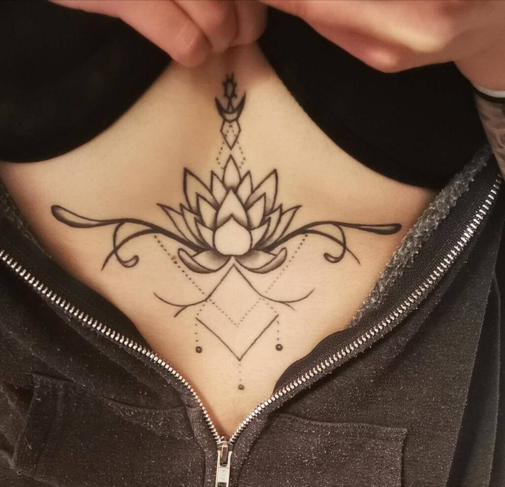 lotus designs breast tattoos Ideas