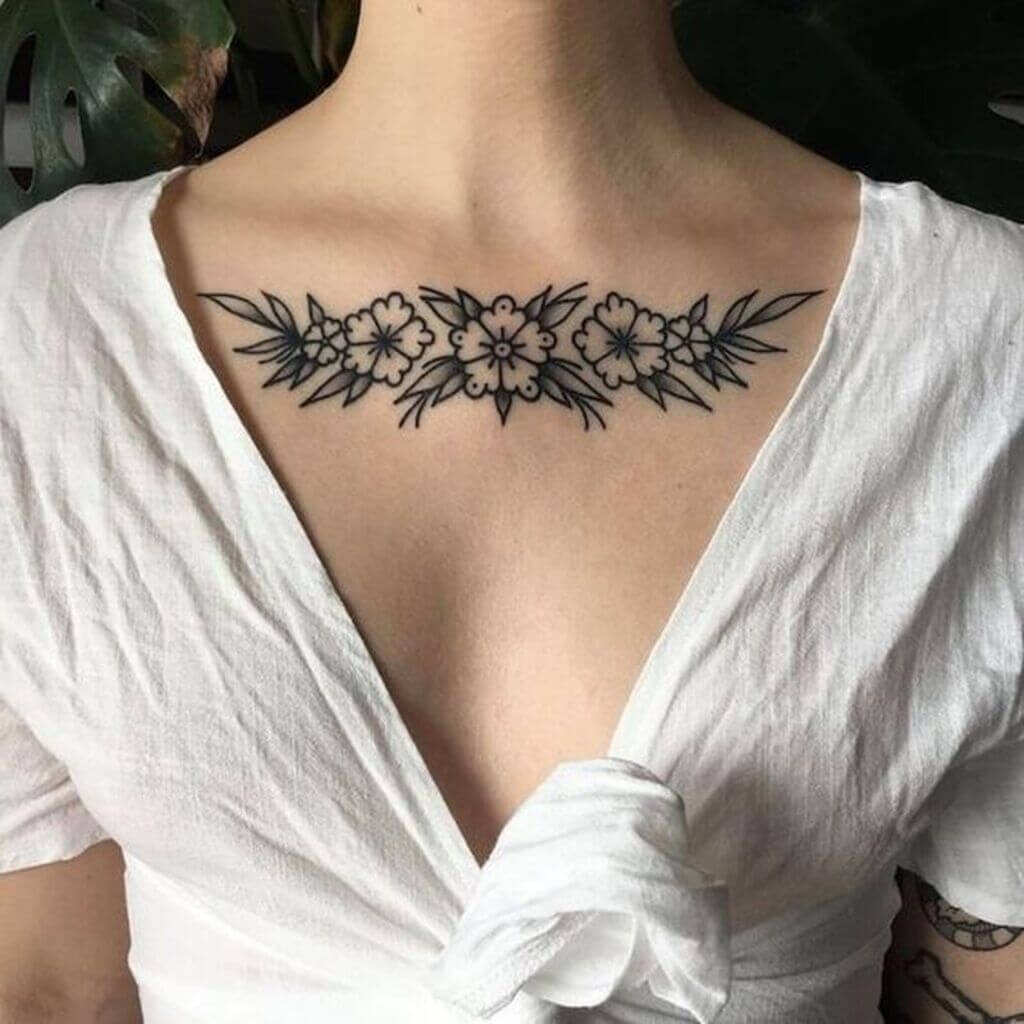 chest tattoos for women