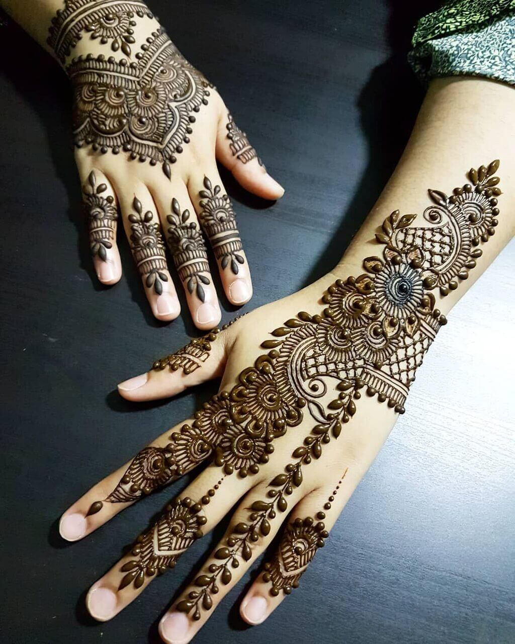 Pakistani Back Hand Mehndi Design