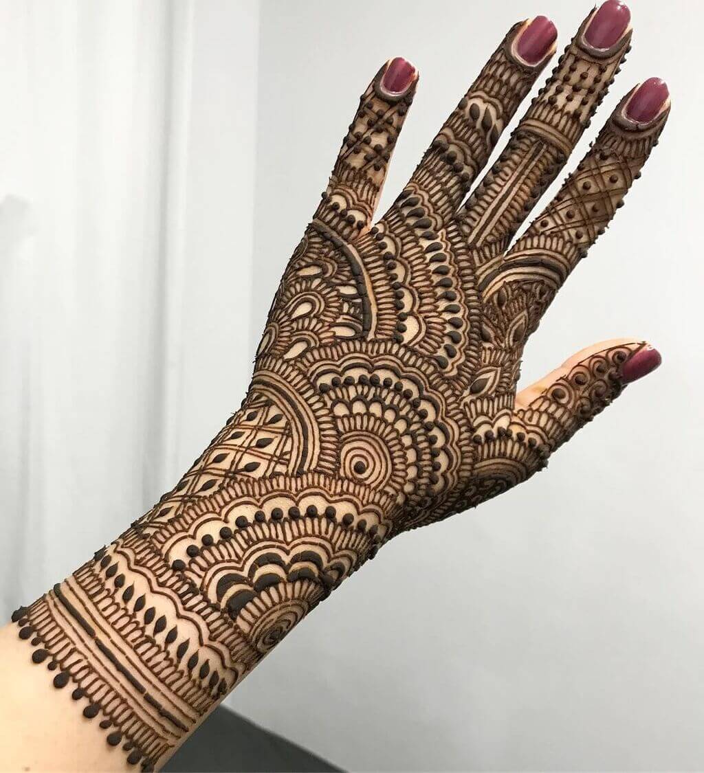 Classic Rajasthani Mehndi Design