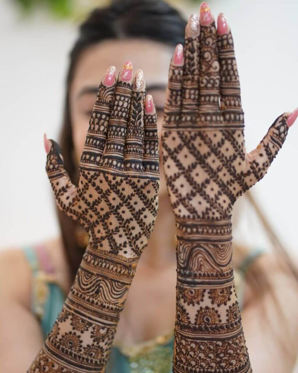 Back Hand Filler Mehndi Design