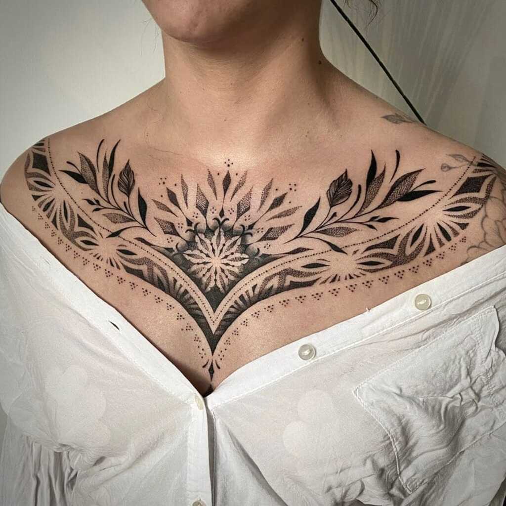 under breast tattoo