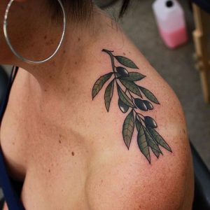 Olive Branches Tattoo Design Ideas That Look Attractive