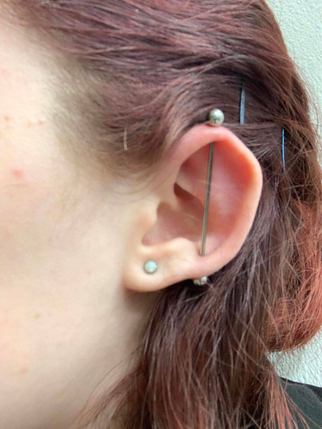 The Vertical Industrial Ear Piercing