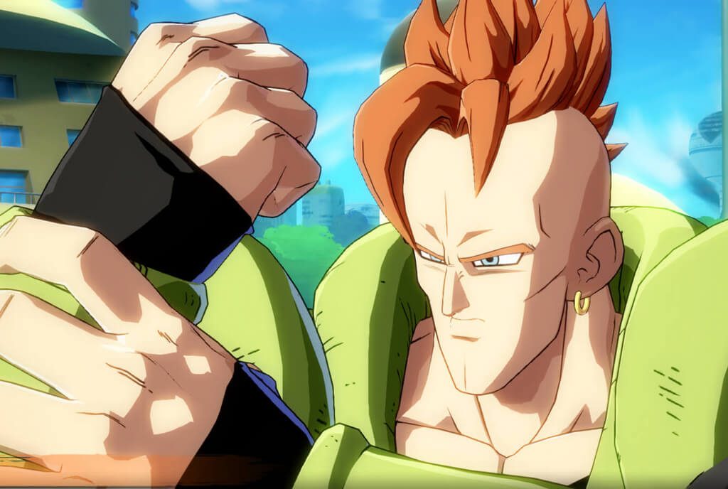 Android 16 anime hairstyle male