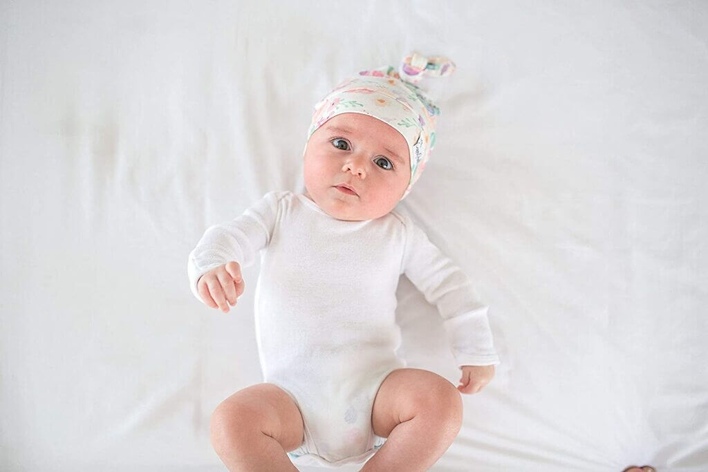 Copper Pearl Top Knot Hat Best Baby Clothing Stores
