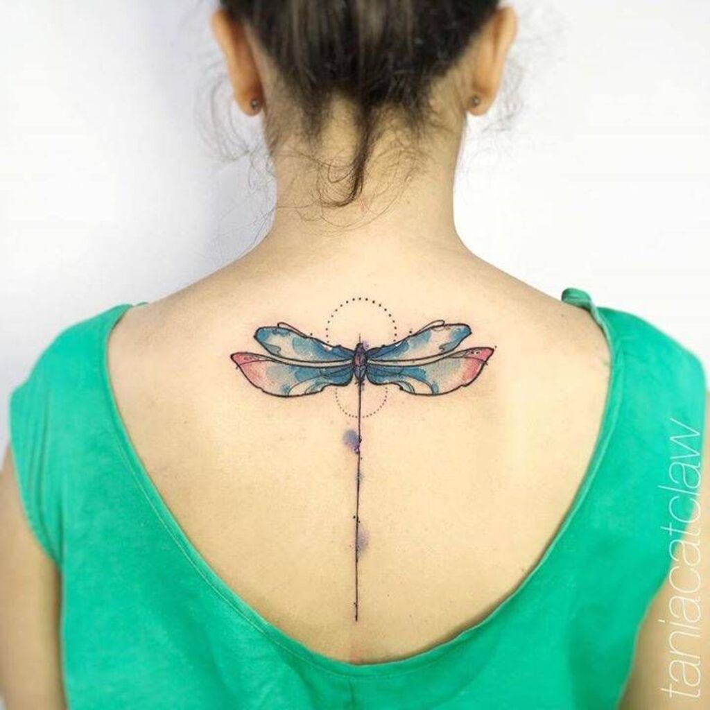 Chest Dragonfly tattoo by Carola Deutsch  Best Tattoo Ideas Gallery