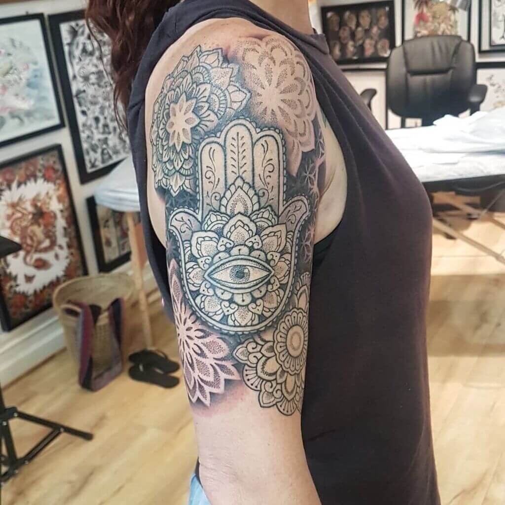 Sleeve Addition Mandala Tattoo