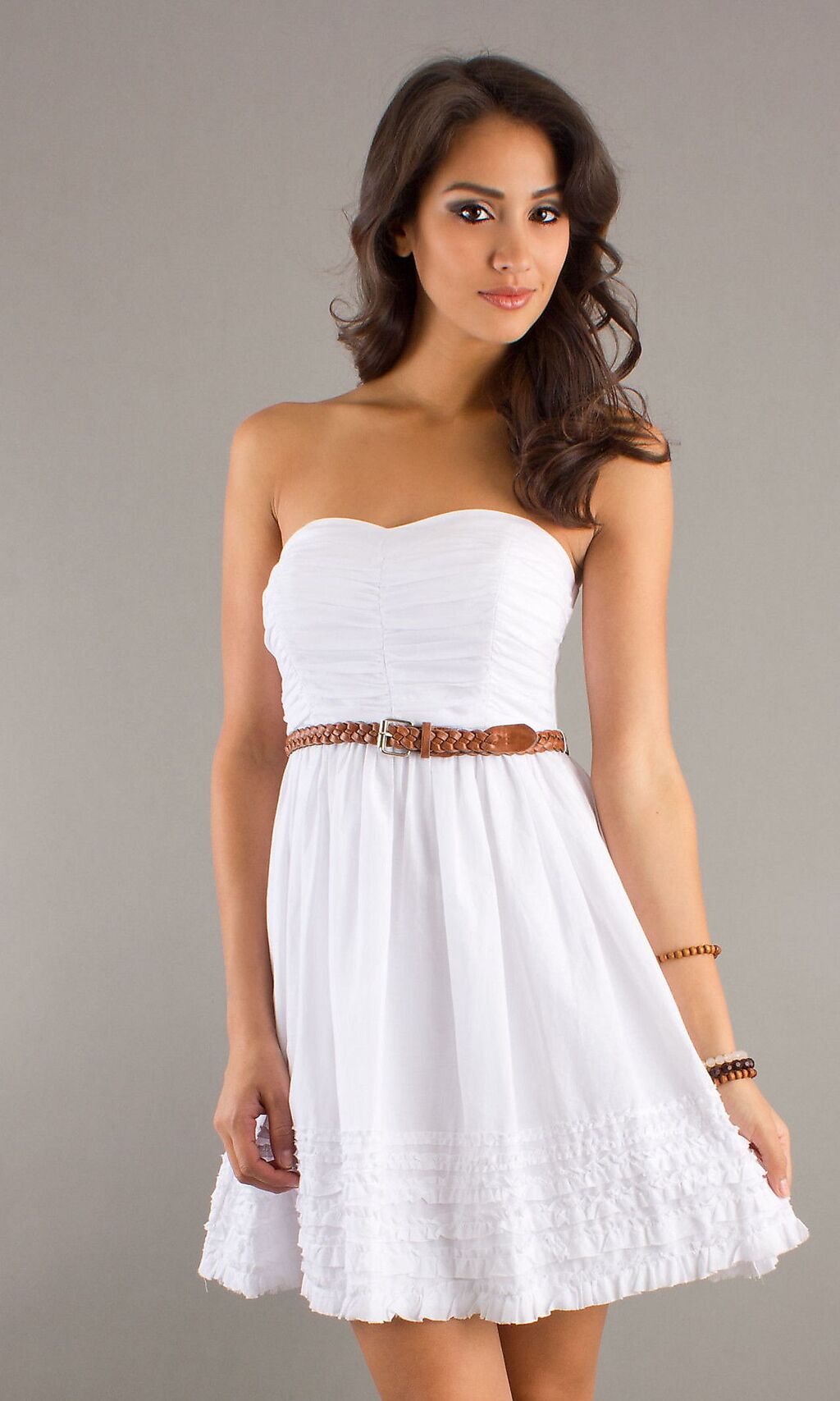 Casual Strapless Dress