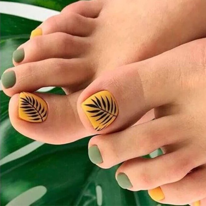 Summer Toe Nail Art