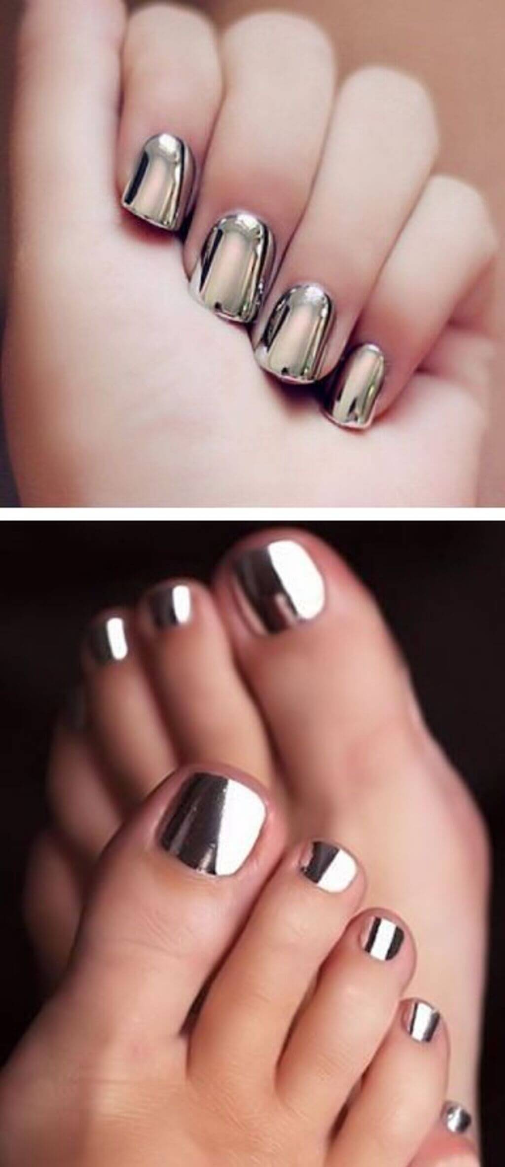 Best Chrome Silver Nails 