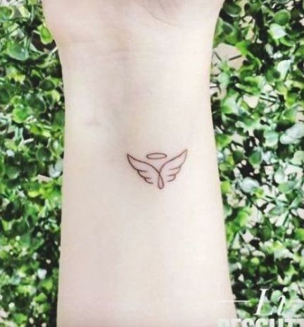 Small Angel Wings Tattoo