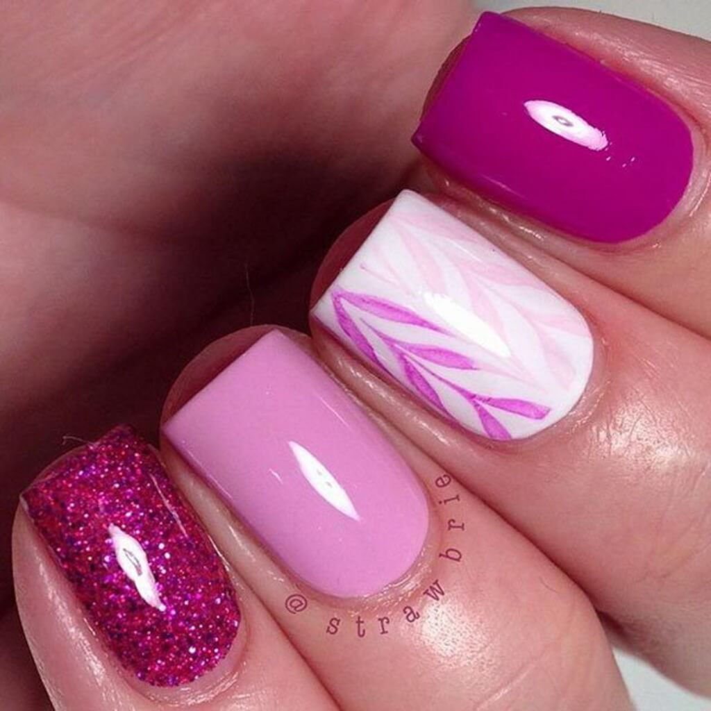 light pink nails