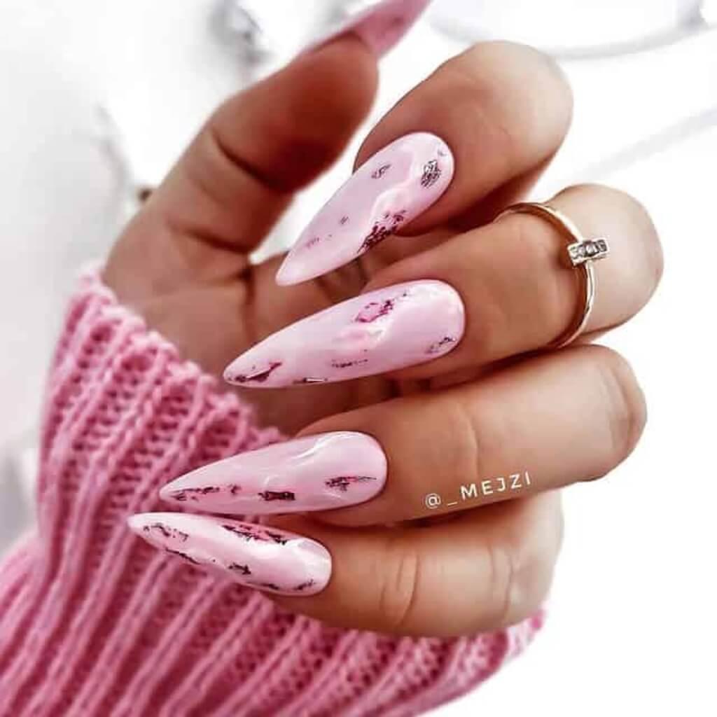 shades of pink nails