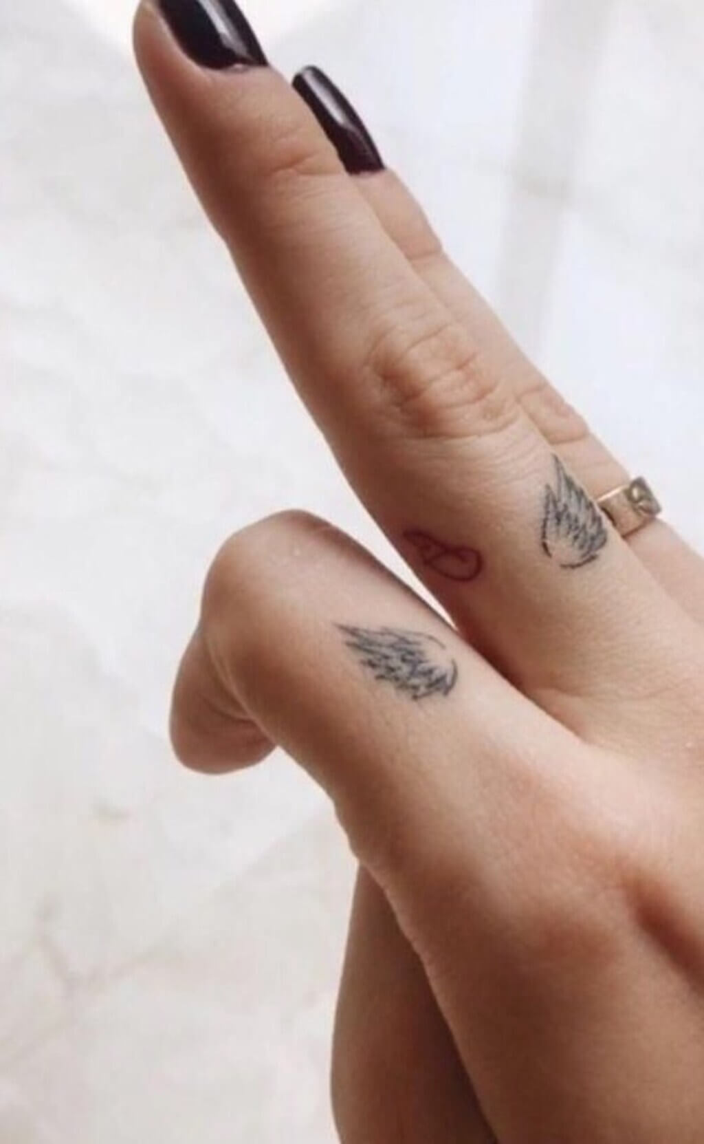 Small Angel Wings Tattoo