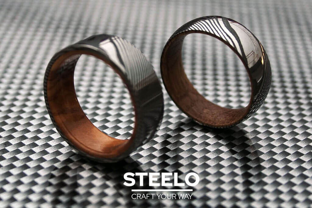 Metal and Wooden Rings for Men