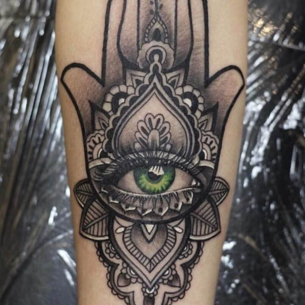 Third Eye Forearm Tattoos