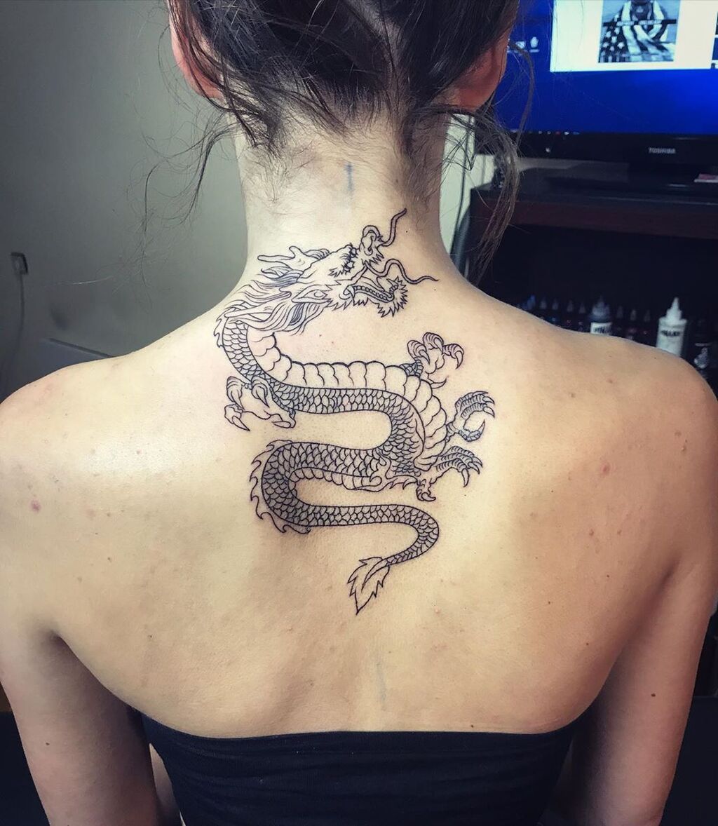 japanese dragons tattoo designs