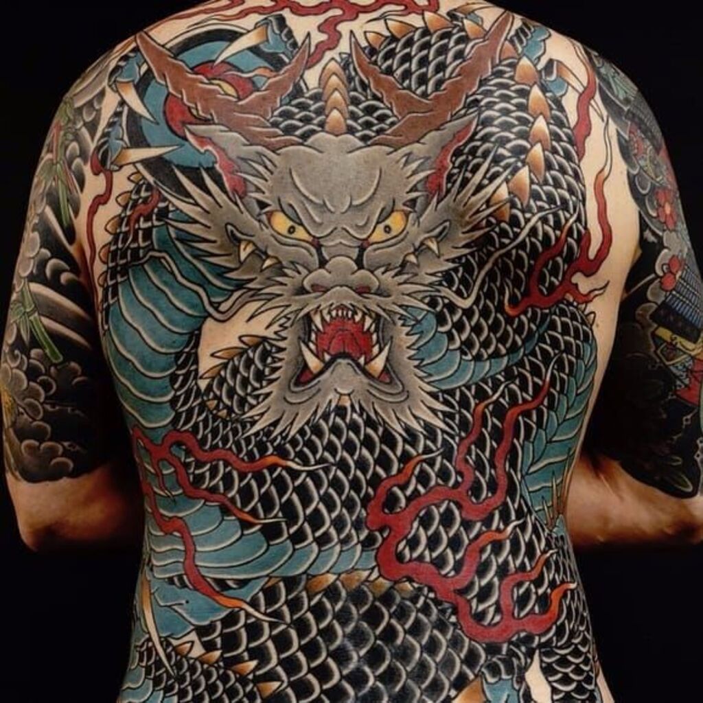 Ryu Japanese Dragon Tattoo
